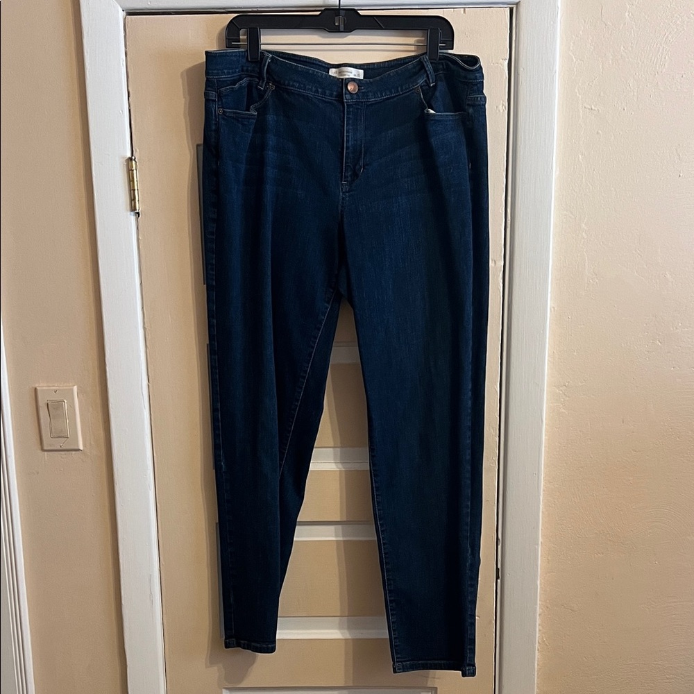 J. Jill Dark Indigo Slim Boyfriend Jeans